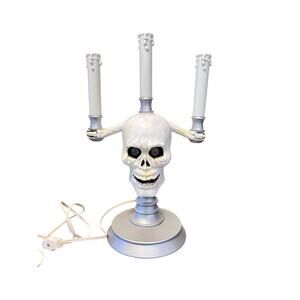 Vintage 1990s Electric Skull Candelabra- No Light Bulbs